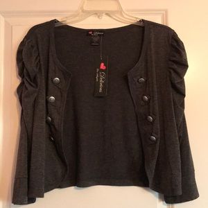 *NWT* Love Delicious Quarter Sleeve Cover Up